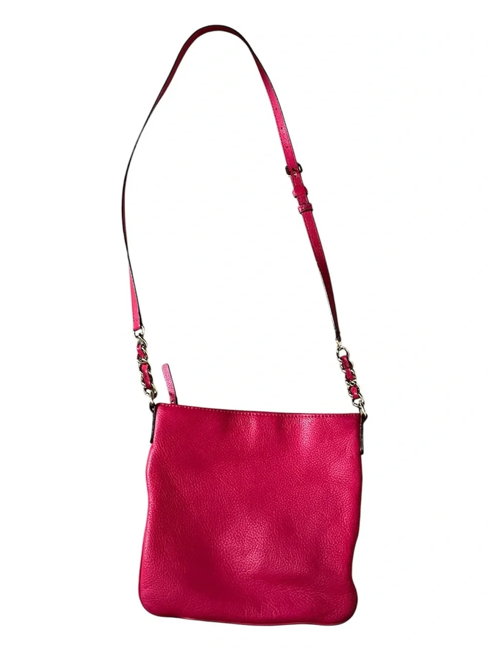 Kate Spade New York Pink Leather Cobble Hill Ellen Cross Body Purse Bag *FLAW